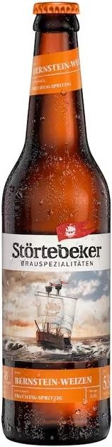 Пиво Stortebeker Bernstein-Weizen світле нефільтр. 5.3% 0.5 л скло